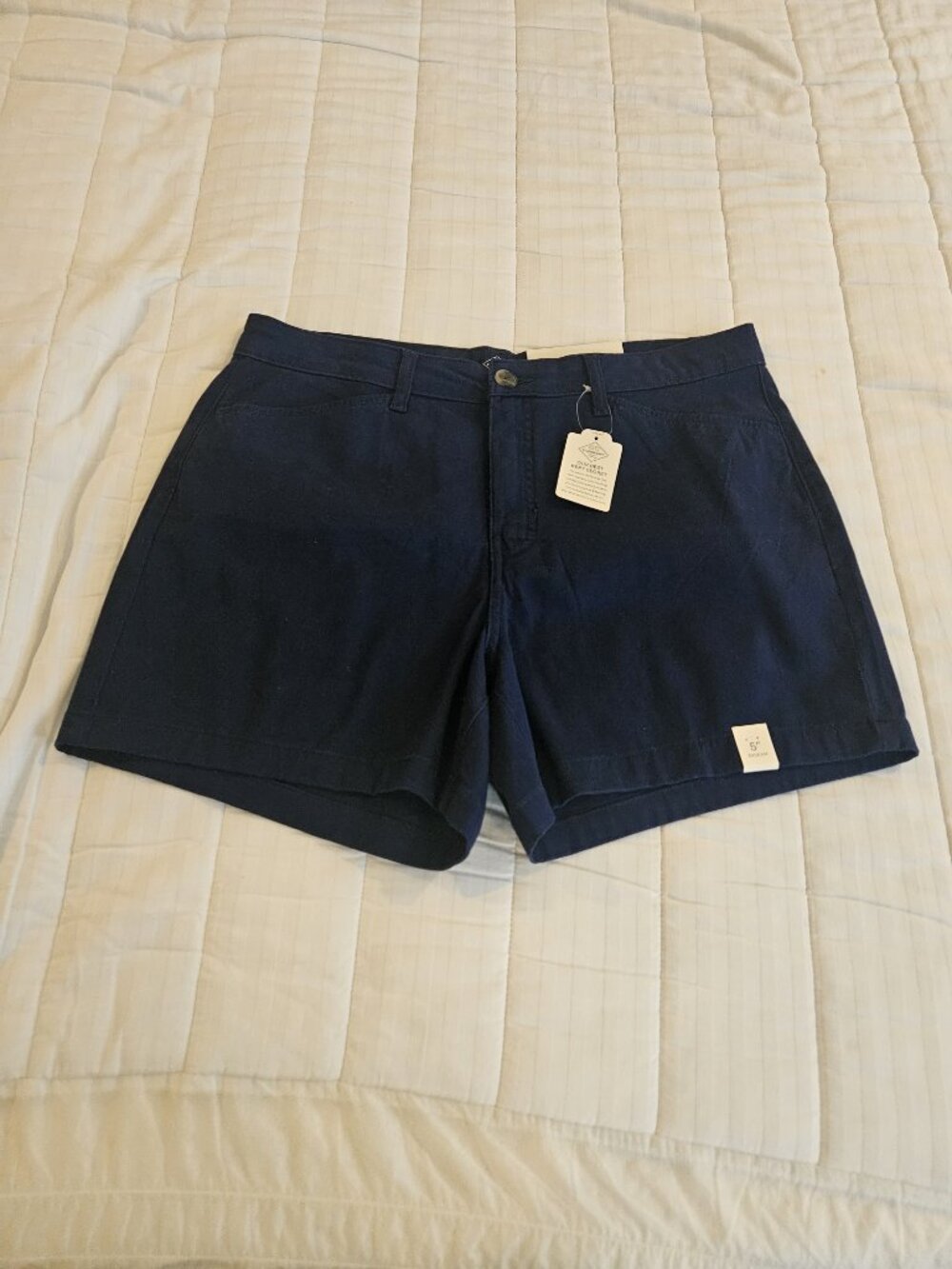 Navy Blue St John's Bay shorts, 12, NWT